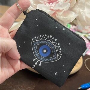 New Black Evil Eye Coin Pouch